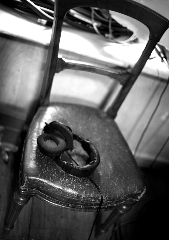 Headphones-on-chair